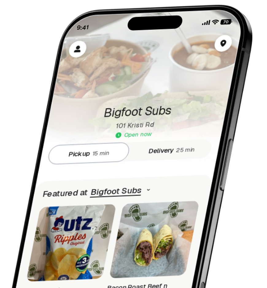 Bigfoot Subs app preview