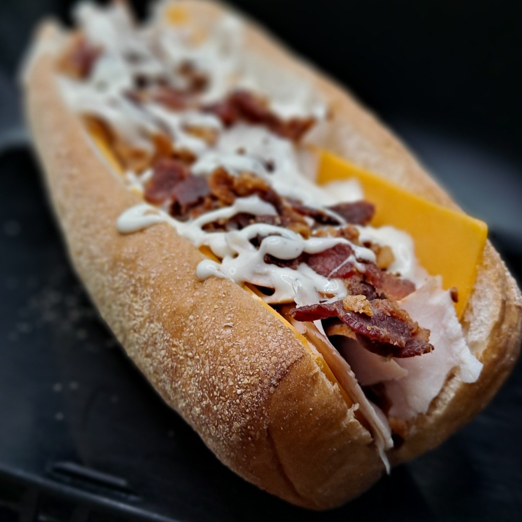 Turkey Bacon Cheddar Ranch 7".