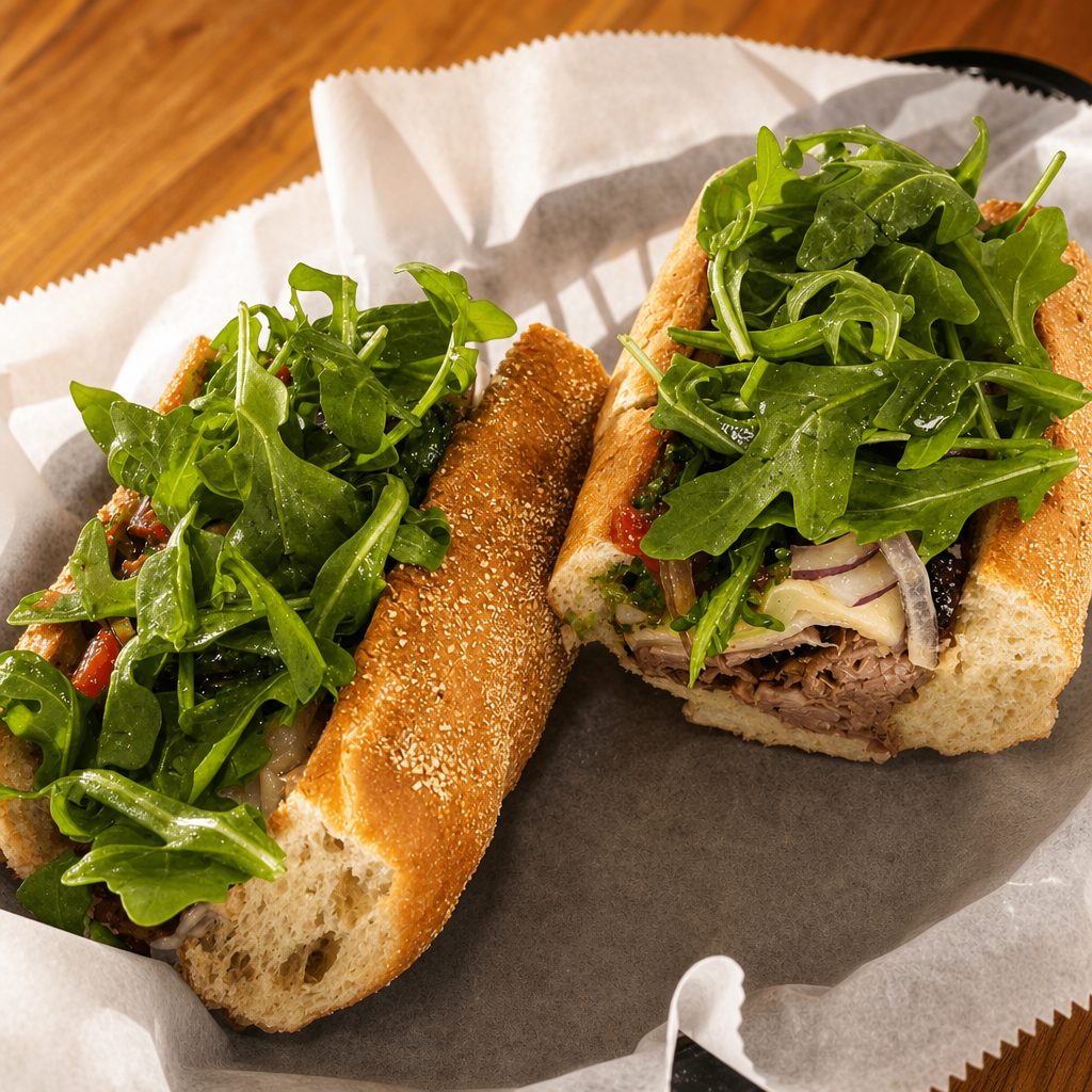 Roast Beef & Bleu 7".